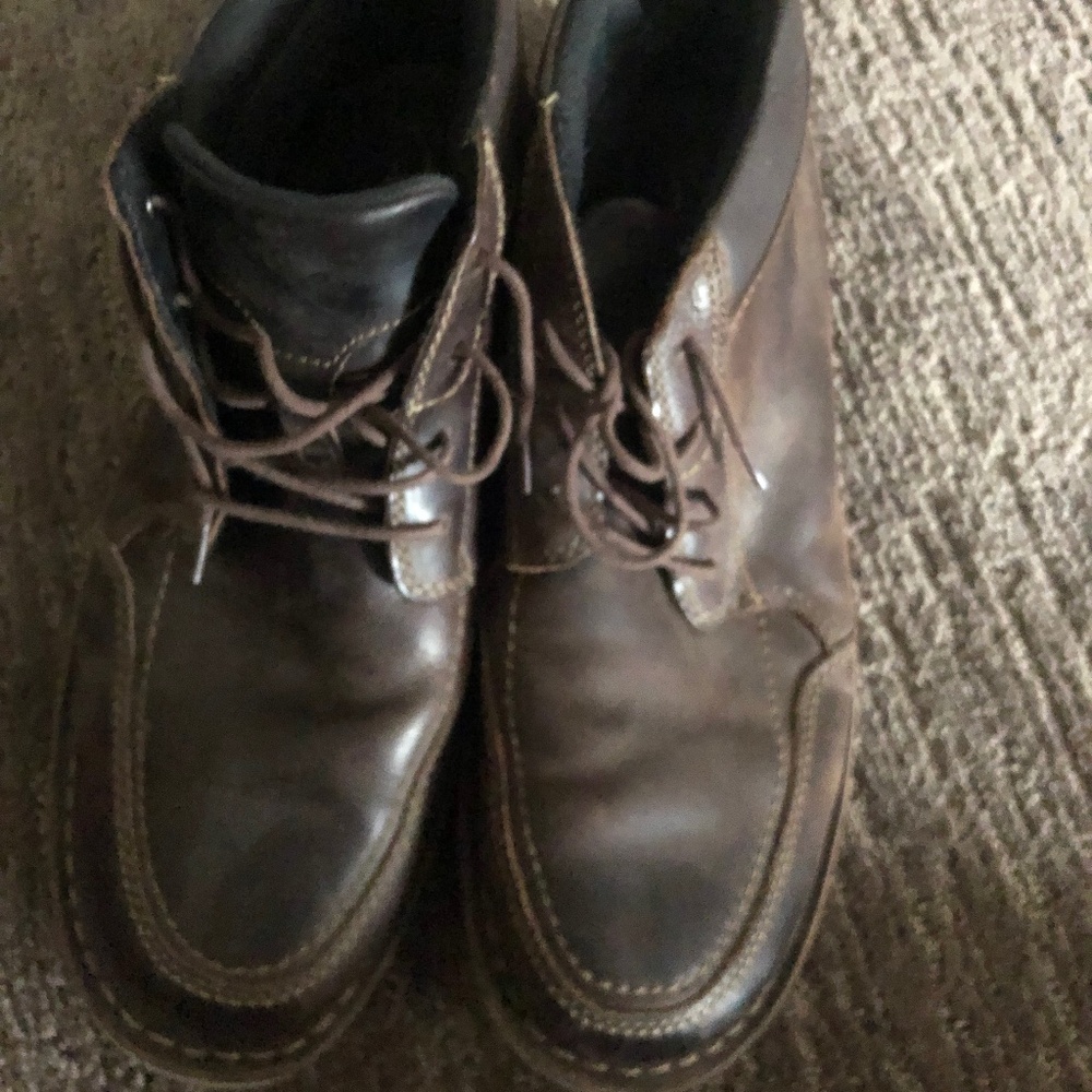 Mens Clark’s leather boots